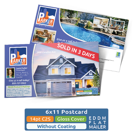 direct mail idea pack 6x11 postcard